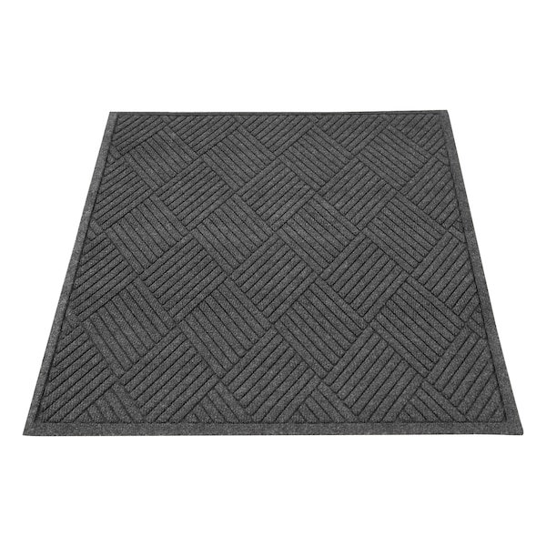 Guardian Floor Protection Floor Mat, 0.25" thick, Charcoal, 24 in x 36